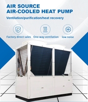 Système CVC avec pompes à chaleur à source d'air avec ventilo-convecteurs pour réguler la température ambiante