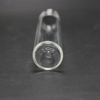 Vente en gros mini flacon en verre de 50ml/100ml pour Tequila long tube en verre avec couvercle en alun à vis bouteille d'alcool de spiritueux vide