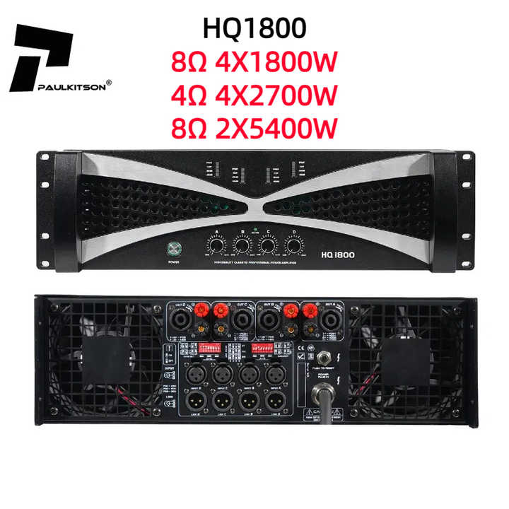 Class TD Amplifier 1000 Watts - Professional Power Audio