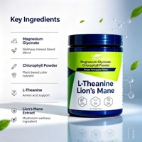 Poudre de glycinate de magnésium OEM saveur raisin-ananas avec L-théanine pour un sommeil calme et le soulagement du stress