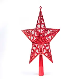 Shinny Best Selling Christmas Tree Top Stars For Fndoor Decoration