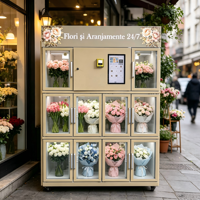 Distributeur automatique de fleurs intelligent JOYVEND, système de refroidissement MDB, libre-service, modulaire, capacité de 10 pièces, extérieur, rue, parc