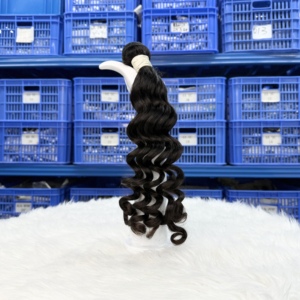 Extensiones de Cabello Humano Virgen Peruano de Onda Suelta, Grado 6A, Doble Trama Ajustada, No Remy, Cutícula Completa, Teñibles, Más Vendidas al por Mayor - Product Image 2