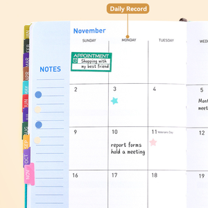 Nuevo Agenda Planificador A5 2026-2027, Libreta de Cuero PU de 18 Meses, Calendario Anual en Inglés, Agenda Semanal - Product Image 5