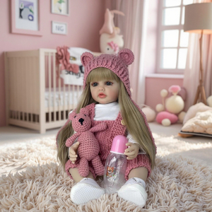 Muñeca Bebé <span class=keywords><strong>Realista</strong></span> Lifereborn de 55 CM al Por Mayor, Popular, de Vinilo de Silicona, Adorable Muñeca para Niña, Bebés Reborn para Regalos de Niñas - Product Image 3