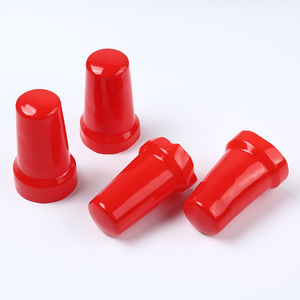 Embouts de câbles en vinyle sur mesure, embouts isolants en PVC codés par couleur, rouge, noir, bleu, jaune, vert, pour bornes électriques - Product Image 3