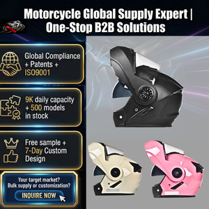 Cascos Abatibles Reforzados con Geometría Reforzada, para Todas las Estaciones, Cascos Deportivos de Protección Universales para Motocicleta - Product Image 1