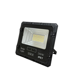 Solar <b>LED</b> Flood <b>Light</b> 100W IP65 Daylight 5000K COB Aluminum Body Surface Mounted Outdoor Garden Lighting CE Certified Remote - Product Image 3