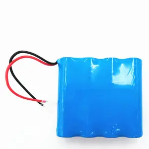 定制12V 3AH磷酸铁锂26650 4s1p LiFePO4电池组，用于电动窗帘应急照明