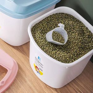 Contenant de riz sous vide en plastique PP, boîte de riz en plastique, pour la famille, usage direct, 30l, nouveau style européen - Product Image 4