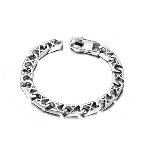 European American Style Minimalist Mesh Bracelet Titanium Steel Fashion <b>Bangle</b> <b>Men</b> Women Jewelry CE440 - Product Image 1