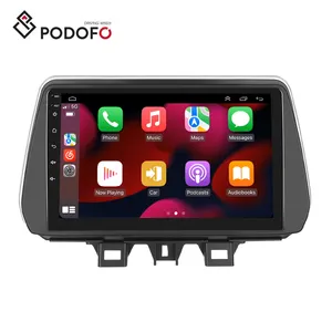 Podofo 9 ''Android araba radyo 2 Din Carplay Android oto GPS RDS HIFI desteği AHD kamera Hyundai TUCSON 2018-2019 toptan