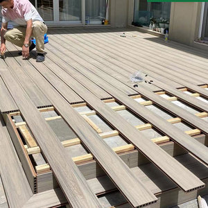 Resistencia Uv Wpc Hollow Composite Decking <span class=keywords><strong>Patio</strong></span> Tejas Tablero de terraza al aire libre - Product Image 4