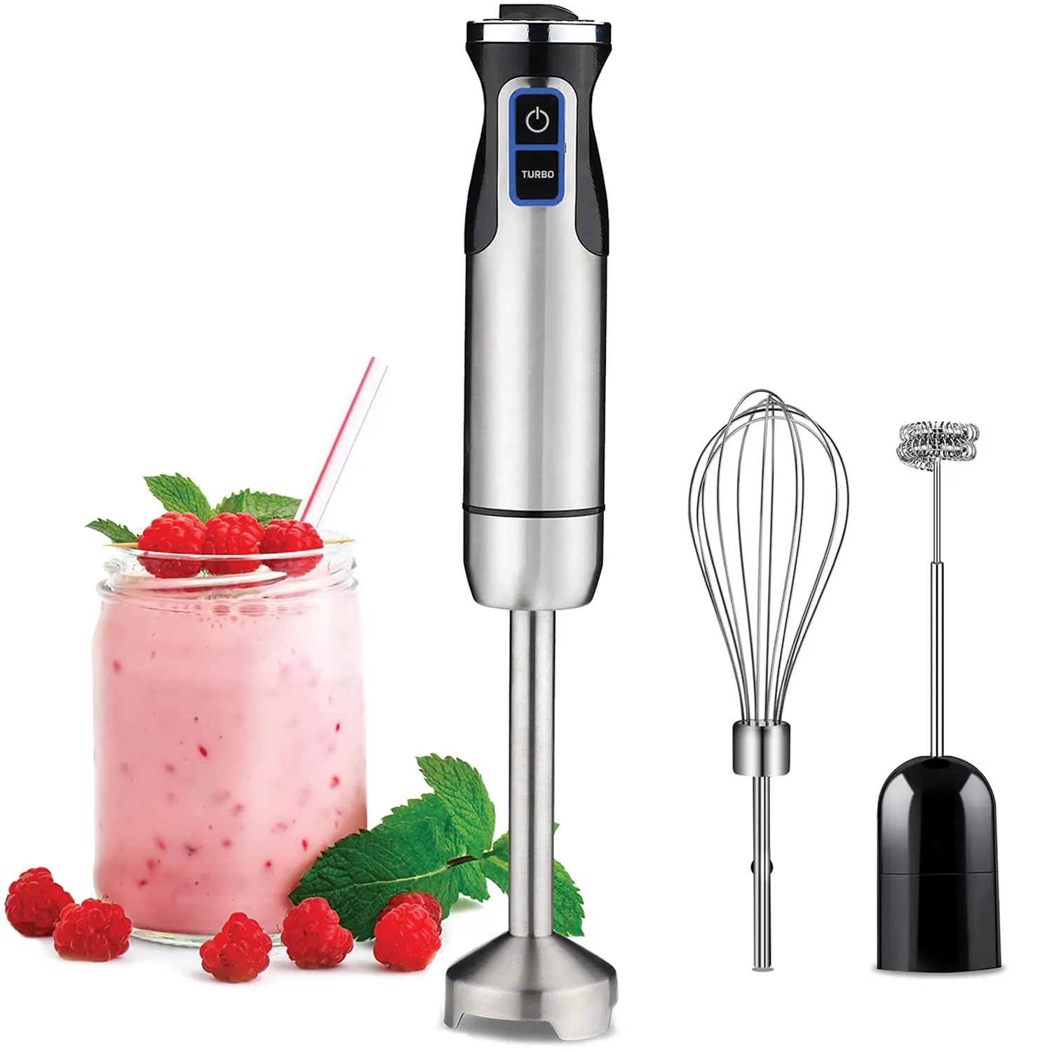 In Voorraad Elektrische Handblender Variabele Snelheid Handstok Mixer Blender Set