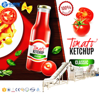 Industriële Commerciële Automatische Verse Ketchup Verwerking Tomatenpuree Productielijn Tomatenpuree Maken Machine