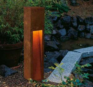 Lámpara LED de Jardín, Farola de Acero Corten, Iluminación Decorativa para Exteriores y Patio - Product Image 3