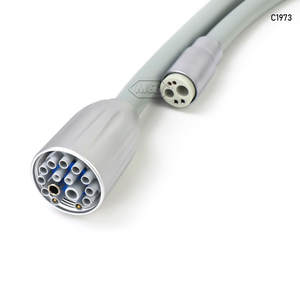 Tubo de fibra óptica para silla Dental, tubo de mano de turbina de 6 agujeros con ajuste Cefla/Anthos/<span class=keywords><strong>Castellini</strong></span>, accesorio de dispositivo para dentistas - Product Image 2