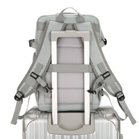 Sac à dos pour ordinateur portable unisexe grande capacité, en polyester imperméable avec doublure Oxford, motif à motifs, pour étudiants, voyages d'affaires - 20-35L