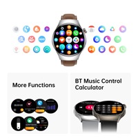 C17 Pro Reloj Inteligente Deportivo con Pantalla Táctil AMOLED, Monitor de Ritmo Cardíaco, Carcasa de Acero Inoxidable, IP65, Monitor de Sueño, Contesta Llamadas