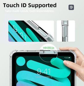 Silm Transparent Noir Souple TPU Silicone Tablette étui pour iPad Mini 7 Mini 6 Anti-jaunissement Antichoc Flexible Enfants Couvre - Product Image 2