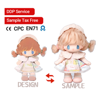 Adorables poupées en peluche Kpop faites à la main de 20 cm, personnalisées, super douces, avec rembourrage en coton PP et doublure en maille, faible MOQ
