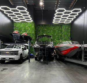 Высококачественные шестигранные светильники SUEZ для автомойки в гараже - Product Image 1