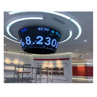 Pantalla LED Redonda Ultra HD P2.5, Pantalla Circular Flexible para Video Wall, Ideal para Publicidad en Tiendas