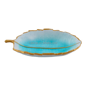 Assiettes de restaurant en céramique de luxe de style européen, en porcelaine de qualité supérieure, avec finition brillante, rondes, pour <span class=keywords><strong>risotto</strong></span> et plats variés, couleur verte Lamian - Product Image 5