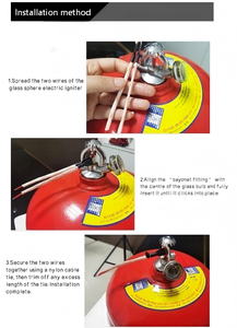 <span class=keywords><strong>Extintor</strong></span> de Incendios Eléctrico TAIRAN TR-D3 con Bombilla de Vidrio Activada Térmicamente, Arrancador Eléctrico, <span class=keywords><strong>Extintor</strong></span> de Incendios Colgante - Product Image 4