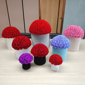 Idée cadeau tendance pour la Saint-Valentin 2026, roses <span class=keywords><strong>éternel</strong></span>les, fleurs préservées, rose immortelle, boîte à dôme - Product Image 5
