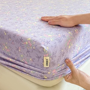 Ensemble <span class=keywords><strong>de</strong></span> trois pièces <span class=keywords><strong>de</strong></span> draps imprimés avec tapis en <span class=keywords><strong>lin</strong></span> brut <span class=keywords><strong>de</strong></span> coton original - Product Image 2