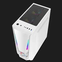 White Micro ATX CPU RGB Table PC Gaming Computer Cases & Towers Desktop Cover case