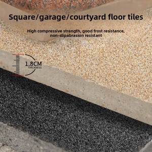 Piedras de Pavimento de Cerámica Ecológicas <span class=keywords><strong>Wow</strong></span> para Patios Rurales Exteriores - Baldosas de Cerámica de Cuarzo con Superficie Mate de 12/18 mm de Espesor - Product Image 3