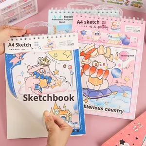 Quaderno a Spirale A4 per Studenti, per <span class=keywords><strong>Disegno</strong></span> e Pittura, Carta per Matite Colorate per Adulti e Bambini - Product Image 2