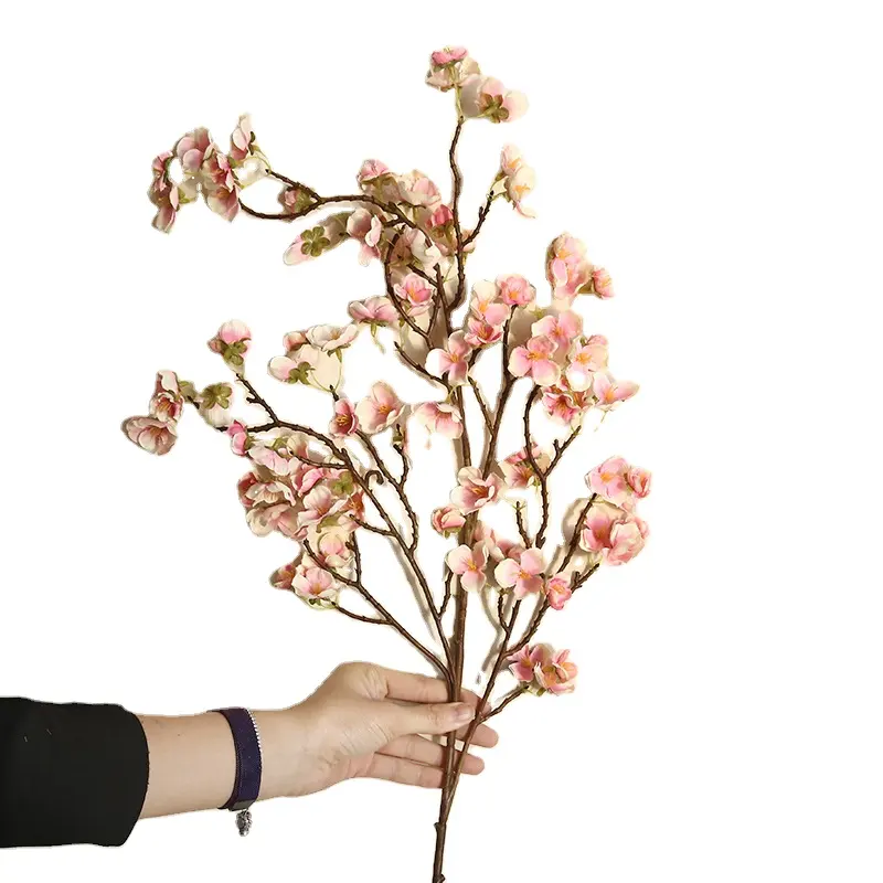 Whole sale Factory Artificial Beauty refers to cherry blossom, plum blossom, peach blossom flower for home decoration