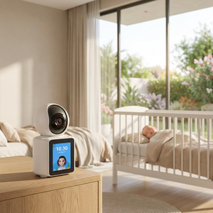 Caméra de sécurité intelligente pour la maison, appel vidéo, HD 1080P, capteur CMOS, audio bidirectionnel, babyphone, WiFi, IP65, sans fil - Product Image 4