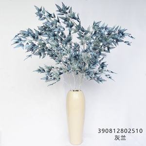 Hunan Zhangjiajie Fuyuan Yiwu orange <span class=keywords><strong>jaune</strong></span> soie plantes <span class=keywords><strong>tige</strong></span> unique nandina artificiel céleste feuilles de <span class=keywords><strong>bambou</strong></span> pour décoration de mariage - Product Image 3
