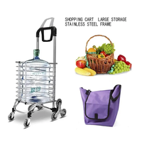 Guanriver Portable Pliant Pliable Panier Avec Roues Monter Escalier Chariot