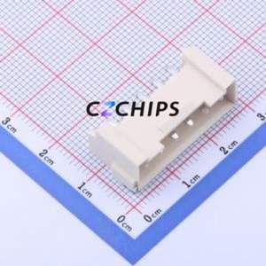 HC-VH-6AWT Wire-to-Board Pin Header SMD,P=3.96mm,Horizontal Mount Connector 1x6P 3.96mm Horizontal Mount VH - Product Image 1