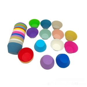 Moule à pâtisserie multicolores, moule à muffins réutilisable, doublure à cupcakes pour la restauration à grande échelle, événements et décorations de fête - Product Image 3