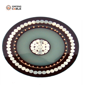 YJLV Single Core 26/35kv Hochspannung kabel Aluminium kern 1*50/70/95/120/150 Quadratischer Kupfer leiter mit PVC-Isolierung - Product Image 1