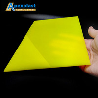 Service de découpe sur mesure Apexplast, plaque en acrylique transparente en perspex écologique, surface brillante, utilisation publicitaire, 2 mm
