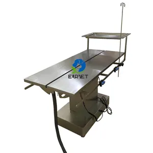 EUR VET abile fabbricazione V-tipo animale tavolo operatorio attrezzatura veterinaria lettino veterinario acciaio inox