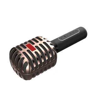 Set Mikrofon Nirkabel Kontrol Ponsel Pintar Baru Mesin Mikrofon Genggam Profesional Karaoke