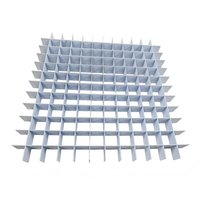 Grille de retour d'air HVAC moderne en aluminium à alvéoles pour centre de données, centre de calcul IA, ventilation thermique, durable et facile à installer