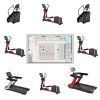 Máquina de cardio de gimnasio de acero plegable eléctrica comercial de alta calidad EQUIPO DE Fitness escalador de escaleras Premium