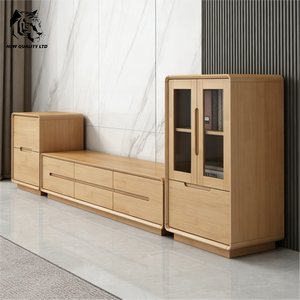 Fábrica china, los muebles de cocina más baratos, personalizables, en stock, listos para enviar, diseño moderno, muebles de sala de estar, aparador de madera. - Product Image 3