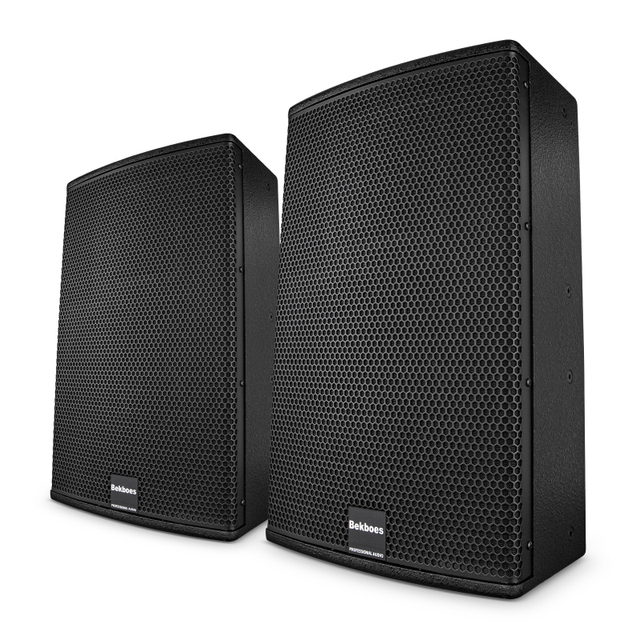 Bekboes X Series 10 Inch Two-Way Full Range Professional Audio Speakers Suitable for Stage Performances Bars KTV