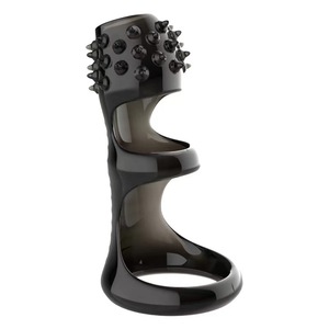 Juguete Sexual Masculino NPSKM, Condón de Pene de TPE Anti-desprendimiento con Retraso de Eyaculación - Product Image 1