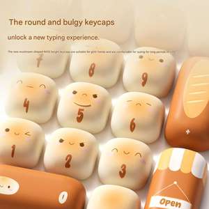 Claviers uniques Mantou Paradise, 138 touches, profil MOG, PBT, sublimation à cinq côtés, pour clavier mécanique Mx Switch 61/64/68 - Product Image 4